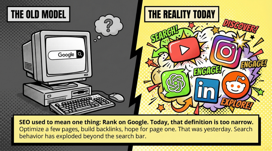 the old model - the reality today